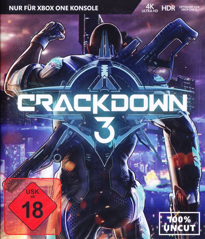 Crackdown 3 box art for Xbox One